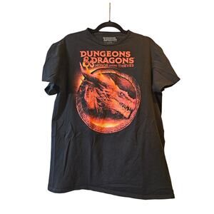 Dungeons Dragons Honor Among Thieves Dragon Graphic Tee Black Size L
